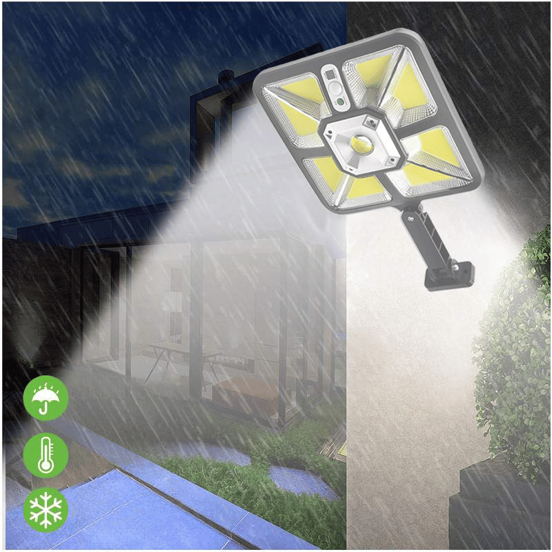 Zewnętrzna mocna lampa solarna LED 